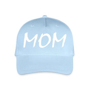 Mom - Organic Kids’ Baseball Cap - light blue - Front