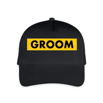 Groom - Casquette de baseball bio Enfant - noir - Devant