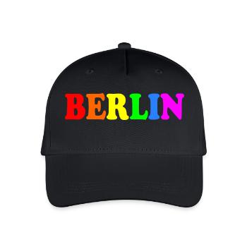 Berlin - Kinder Bio Basecap - Schwarz - Vorne
