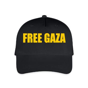 Free gaza - Casquette de baseball bio Enfant - noir - Devant