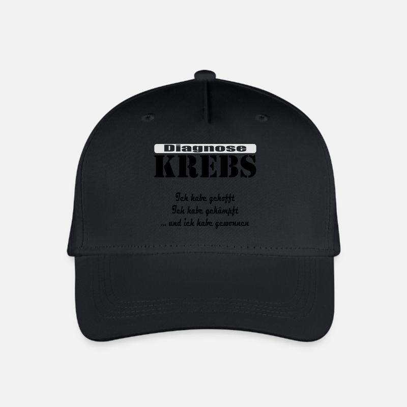 "Diagnose Krebs" by Claudia-Moda - Kinder Bio Basecap - Schwarz