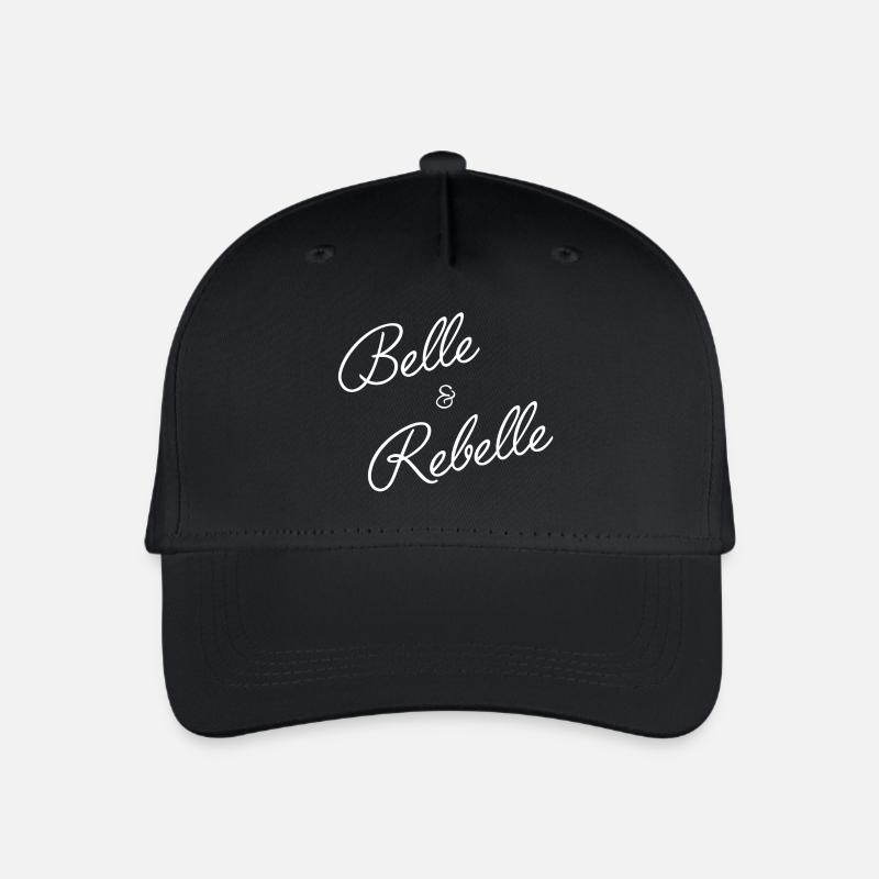 Belle et rebelle - Casquette de baseball bio Enfant - noir