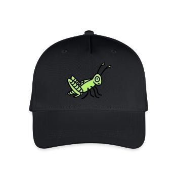Sauterelle - Casquette de baseball bio Enfant - noir - Devant