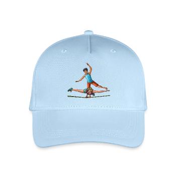 Slackliner - Slackline-Liebhaber - Kinder Bio Basecap - Hellblau - Vorne