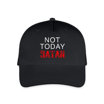Not Satan today !! - Organic Kids’ Baseball Cap - black - Front