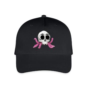 SkullyMops - Organic Kids’ Baseball Cap - black - Front