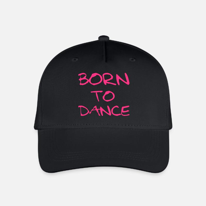 Born To Dance - Kinder Bio Basecap - Schwarz