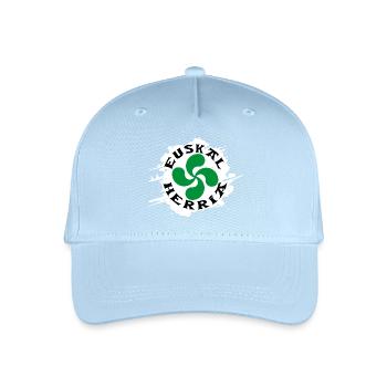 Croix Basque - Lauburu - Casquette de baseball bio Enfant - bleu clair - Devant