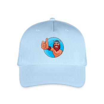 Vikings - pouce levé - Casquette de baseball bio Enfant - bleu clair - Devant