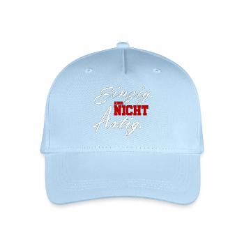 einzig aber nicht artig - Kinder Bio Basecap - Hellblau - Vorne