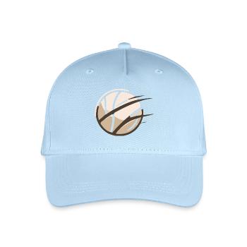 Motif de volley-ball - Casquette de baseball bio Enfant - bleu clair - Devant