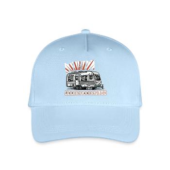 Ruhestand in Stil - Mit Wohnmobil - Kinder Bio Basecap - Hellblau - Vorne