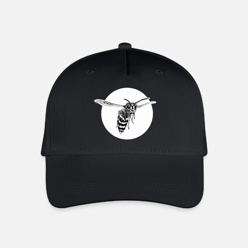 Wasp - Bee - Insect - Organic Kids’ Baseball Cap - black