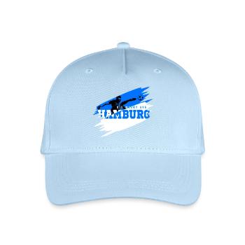 Fußball Hamburg Norden Fan - Kinder Bio Basecap - Hellblau - Vorne