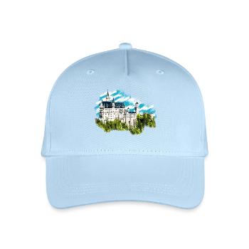 Neuschwanstein Castle - Organic Kids’ Baseball Cap - light blue - Front