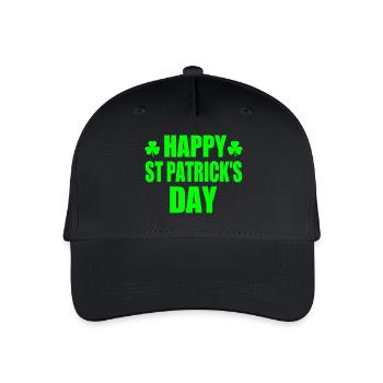 happy st patrick's day - Organic Kids’ Baseball Cap - black - Front