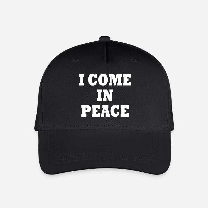 i come in peace - Kinder Bio Basecap - Schwarz