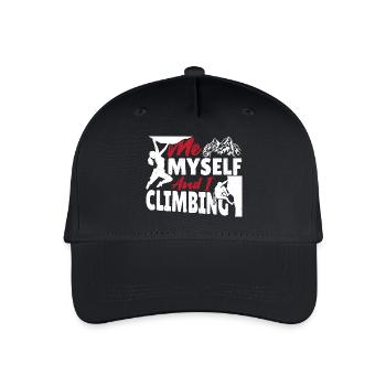Escalade de bloc Escalade de rocher Escalade - Casquette de baseball bio Enfant - noir - Devant