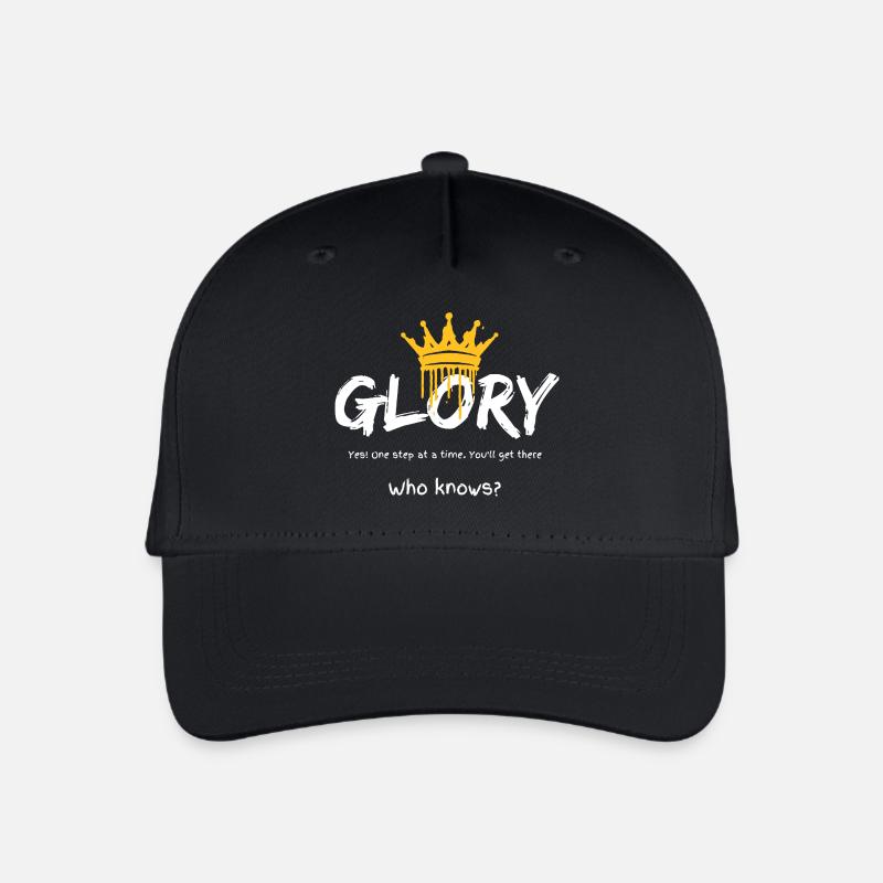 Glory Crown Graffiti - Organic Kids’ Baseball Cap - black