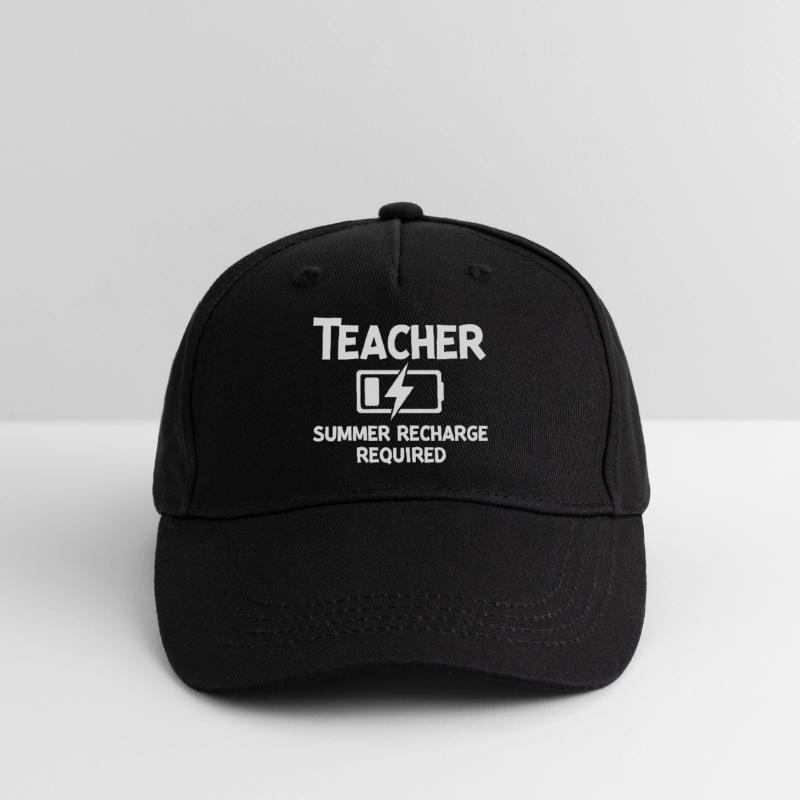 Recharge d’été pour les enseignants Casquette de baseball bio Enfant