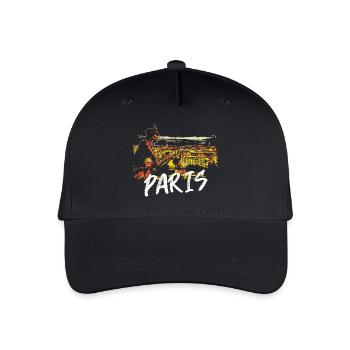 Illustration de Paris avec gargouille - Casquette de baseball bio Enfant - noir - Devant