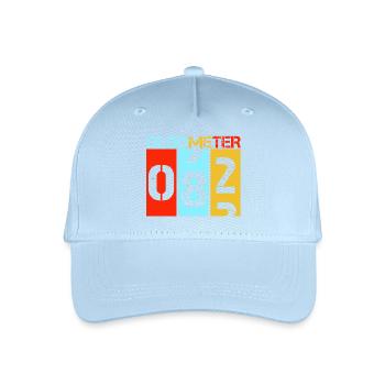 Oldometer 82 Retro Vintage 82. Geburtstag - Kinder Bio Basecap - Hellblau - Vorne