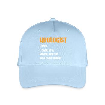 Urologist Humor Shirt - Organic Kids’ Baseball Cap - light blue - Front