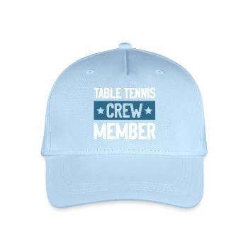 Table Tennis Crew - Kinder Bio Basecap - Hellblau - Vorne