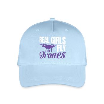 I've had enough, I'm going to fly a drone - Organic Kids’ Baseball Cap - light blue - Front