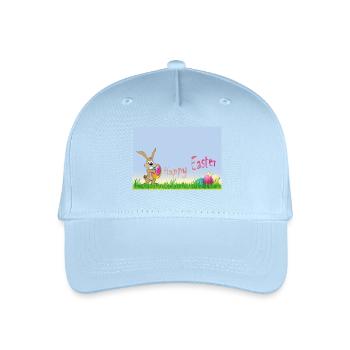 Frohe Ostern - Kinder Bio Basecap - Hellblau - Vorne