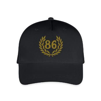 86_corona_premio_2 - Kinder Bio Basecap - Schwarz - Vorne