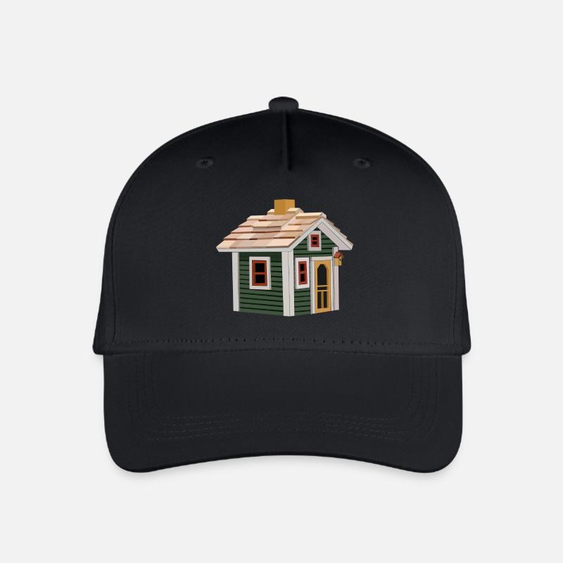 hut - Organic Kids’ Baseball Cap - black