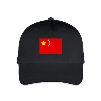 drapeau Chine - Casquette de baseball bio Enfant - noir - Devant