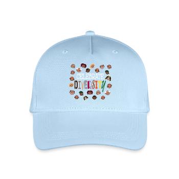 Celebrate Diversity - celebrate diversity - Organic Kids’ Baseball Cap - light blue - Front