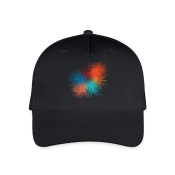 Explosion of colors - Organic Kids’ Baseball Cap - black - Front