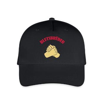 blutsbrueder_002 - Kinder Bio Basecap - Schwarz - Vorne