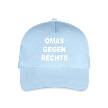 omas gegen rechts - Kinder Bio Basecap - Hellblau - Vorne