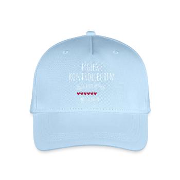 Hygiene Kontrolleurin in Ausbildung Geschenk - Kinder Bio Basecap - Hellblau - Vorne