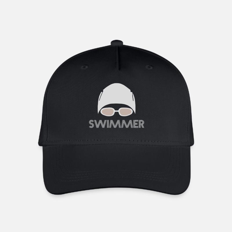 Swimmer - Kinder Bio Basecap - Schwarz