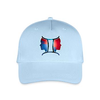 Zodiac | Gemini sign - Organic Kids’ Baseball Cap - light blue - Front