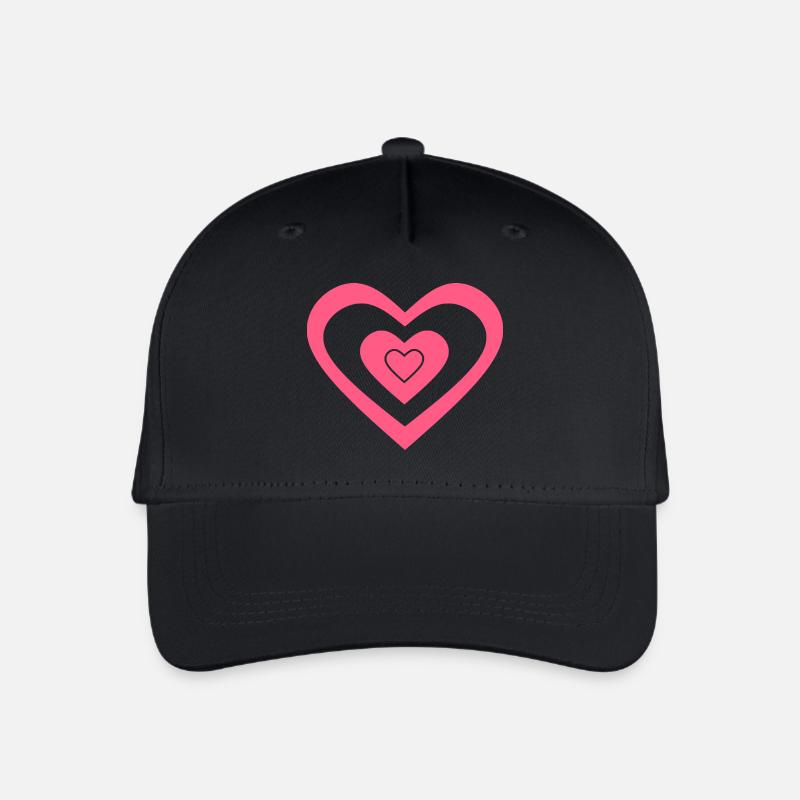 Valentinstag Geschenk Valentinstag - Kinder Bio Basecap - Schwarz