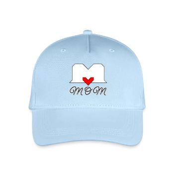 Mother's love best mum best MOM - Organic Kids’ Baseball Cap - light blue - Front