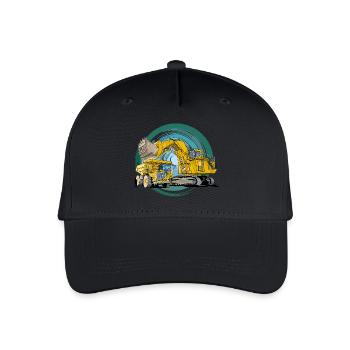Équipement de construction Monster - Casquette de baseball bio Enfant - noir - Devant