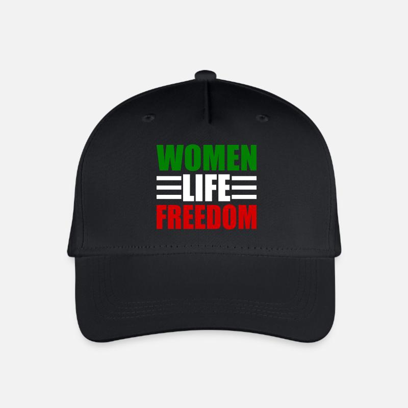 Women life freedom - Kinder Bio Basecap - Schwarz