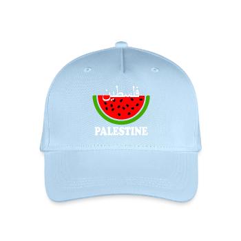 Palästina wassermelone فلسطين - Kinder Bio Basecap - Hellblau - Vorne
