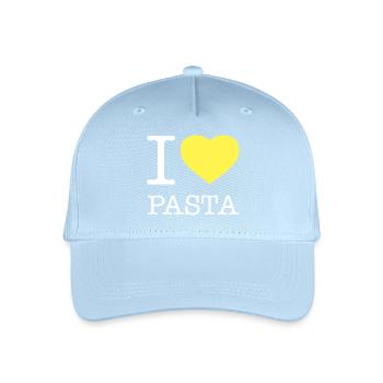 J’ADORE LES PÂTES - Casquette de baseball bio Enfant - bleu clair - Devant