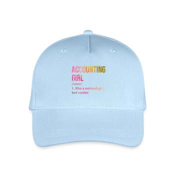 comptable - Casquette de baseball bio Enfant - bleu clair - Devant