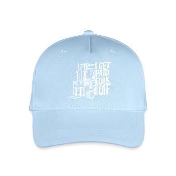 Soyez payé pour le forking - Casquette de baseball bio Enfant - bleu clair - Devant