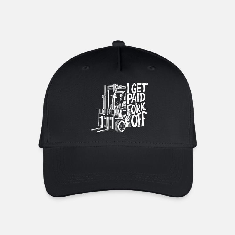 Get paid for forking - Organic Kids’ Baseball Cap - black