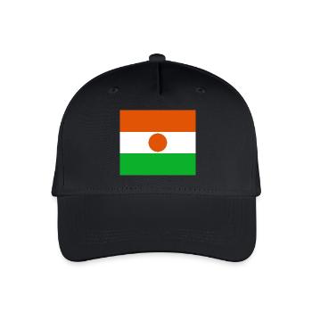 Niger - Organic Kids’ Baseball Cap - black - Front